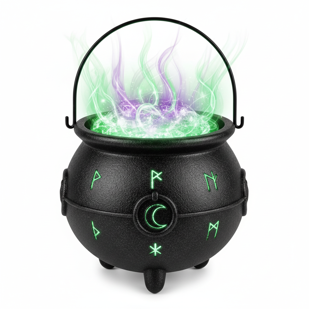 Chaudron de Sorcière Lumineux Halloween