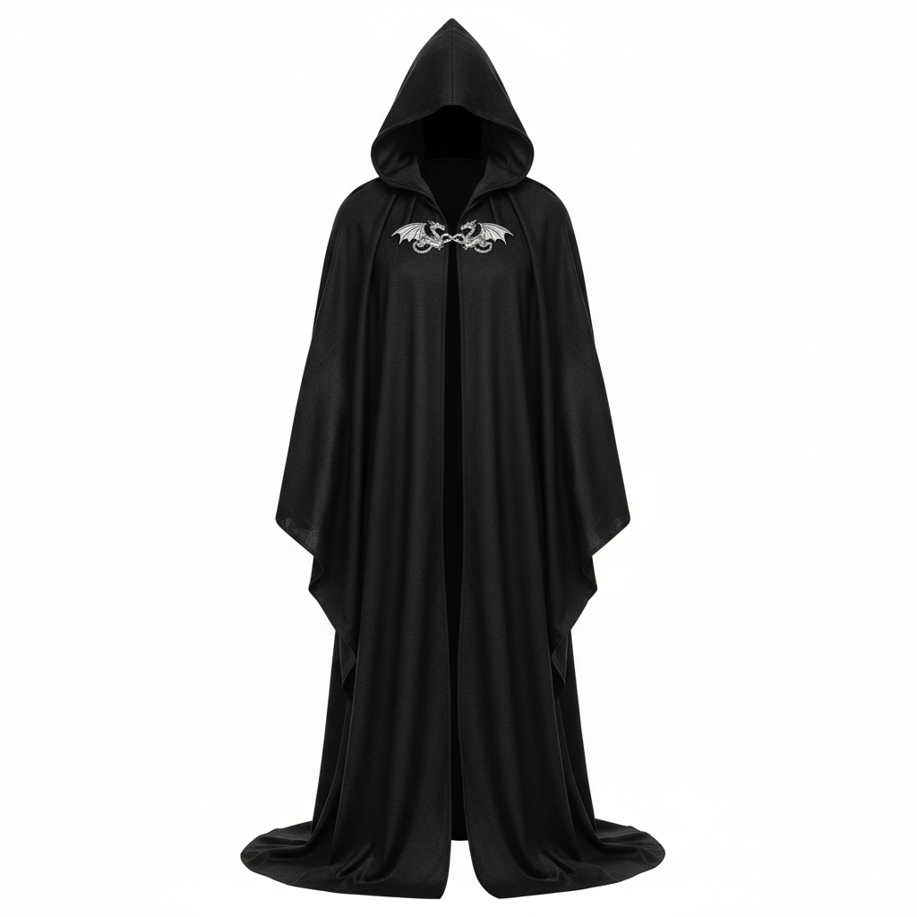 Cape à Capuche Sorcier Halloween