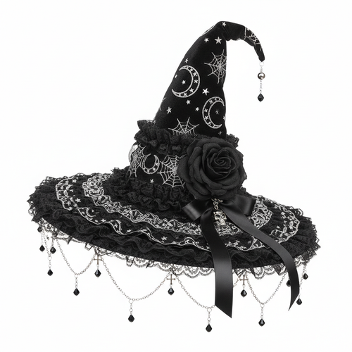 Chapeau de Sorcière Gothique Lolita