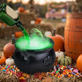 Leuchtender Hexenkessel für Halloween